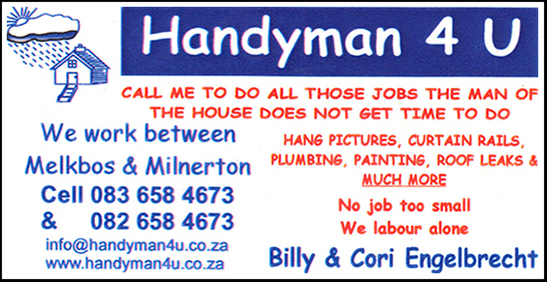 Handyman 4 U - 083 658 4673